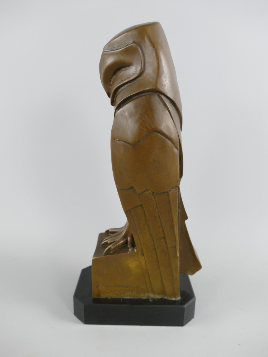 Figur Bronze Eule H.35x10cm