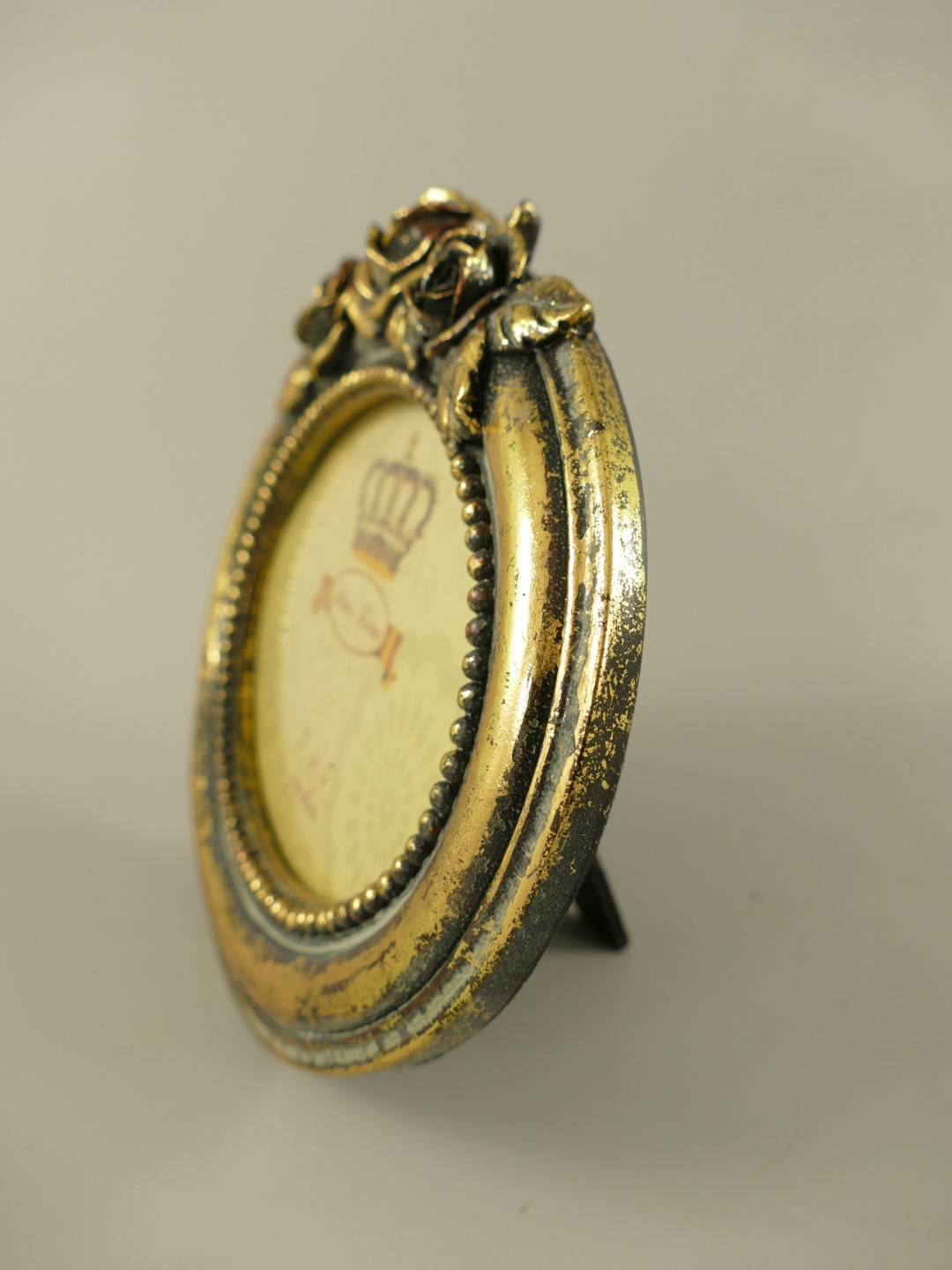 *ANG Bilderrahmen(7x5)Polystein Gold farbig H.20cm