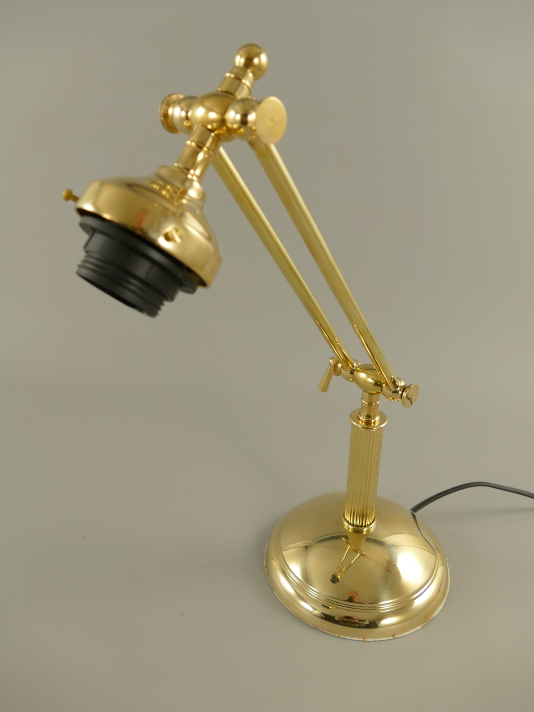 *ANG. Burolampe Messing H.42x25cm