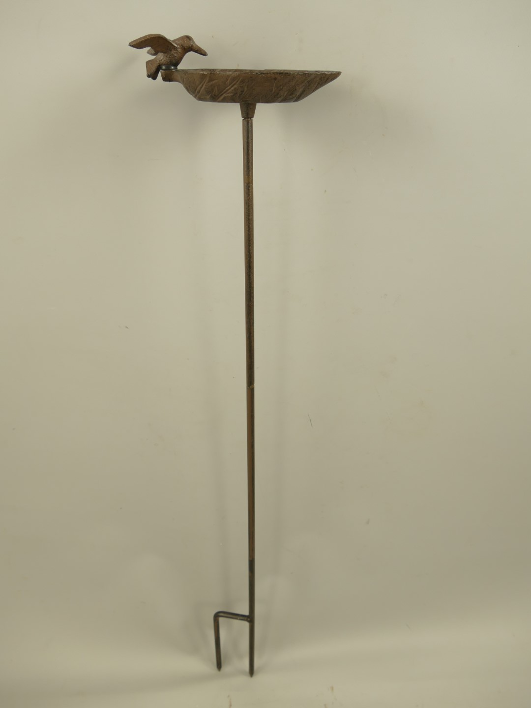 Vogeltränke eisen rustikal braun H.100x20cm