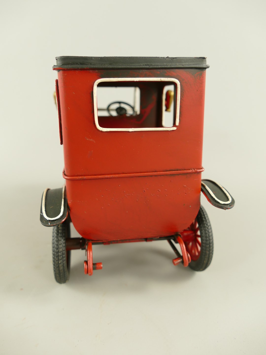 *ANG. Auto Antik Eisen rot/schwarz L.26x15cm