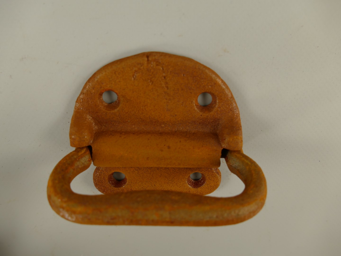 RAUS*PREIS Truhengriffe Eisen Naturrost Fb. L.10cm