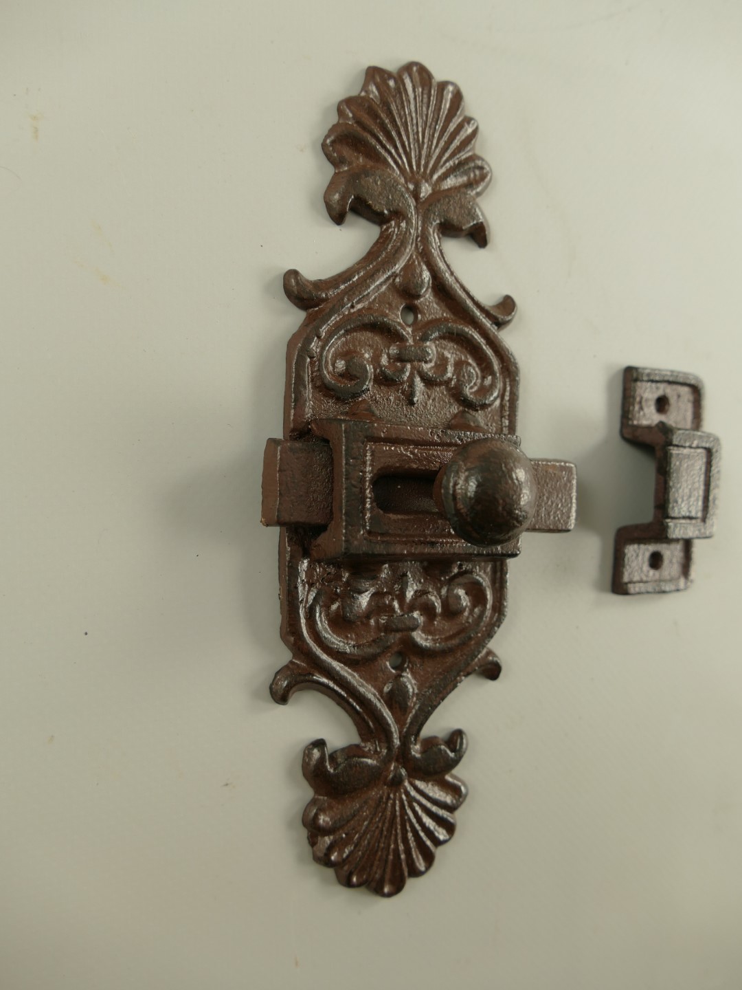 Schubriegel Eisen rustikal braun H.20x8cm