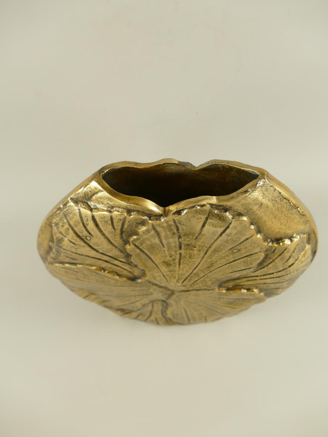 *ANG. Vase Alu BRONZE farbig H.28cm