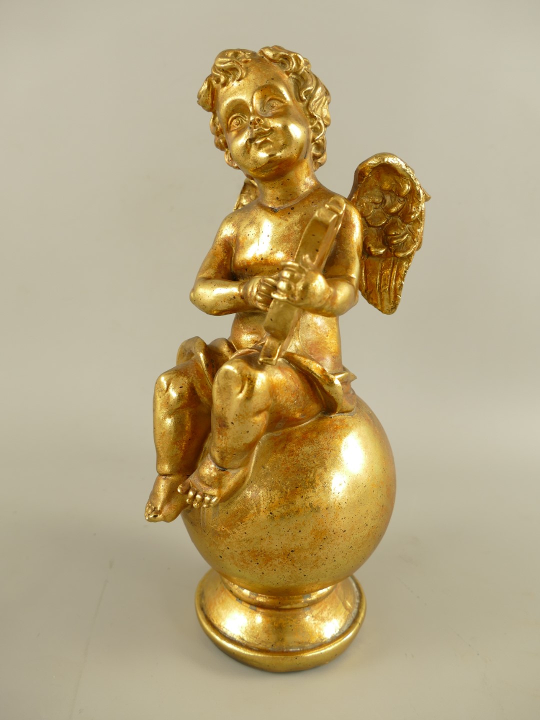 Engel Polystein Gold farbig H.30cm