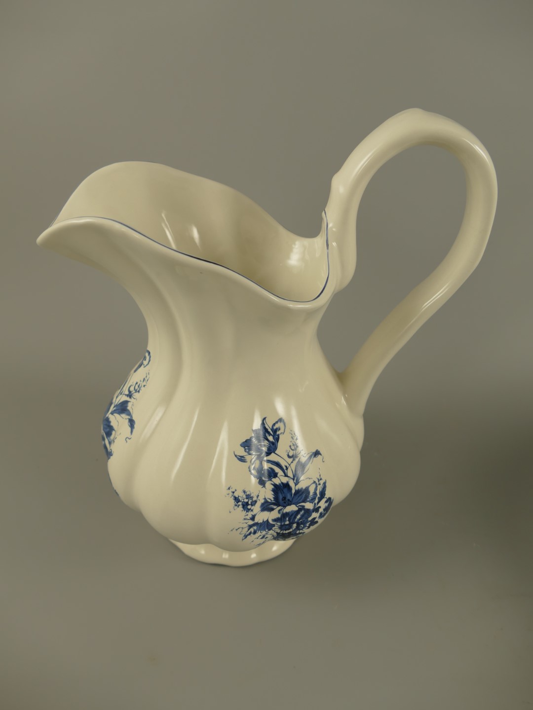 *NT Waschset 5tlg. Porzellan Blau blume H.35cm SET