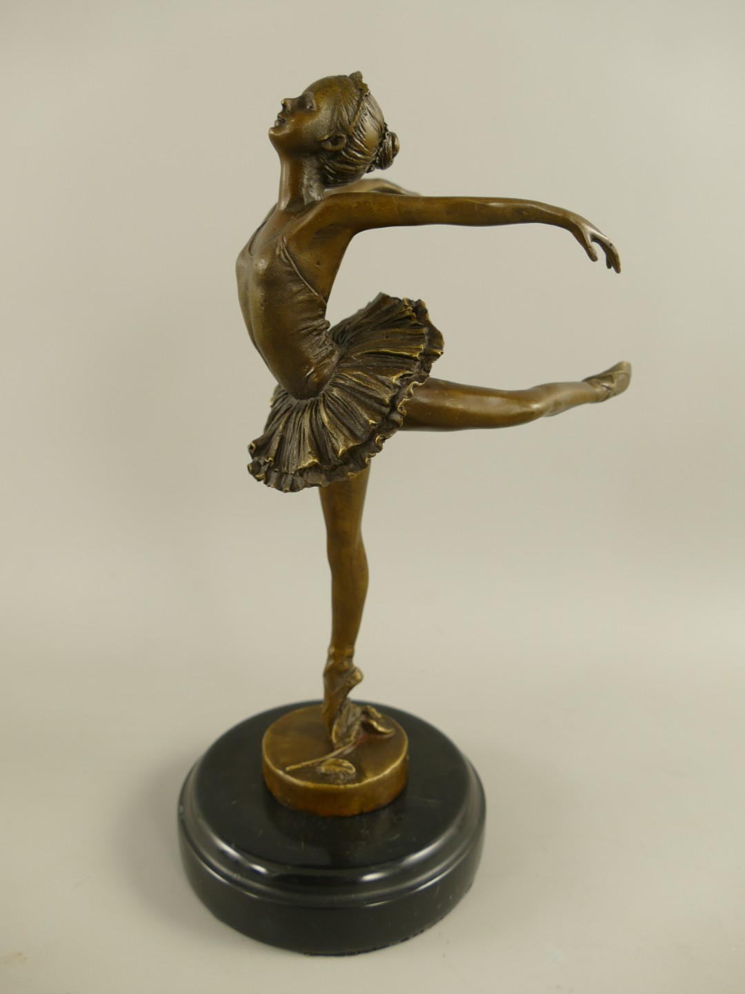 Figur Bronze Ballerina H.28x12x16cm