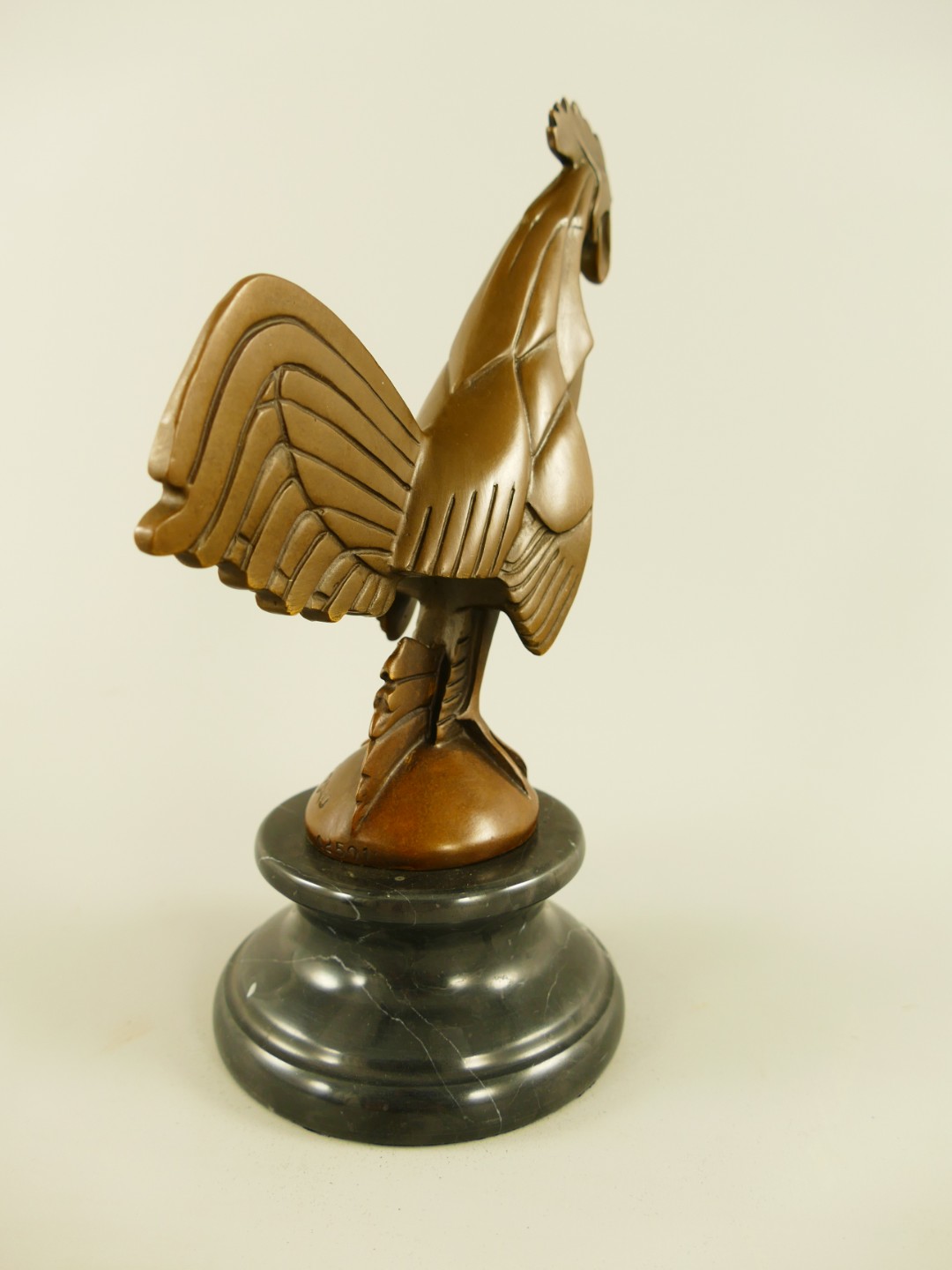 Figur Bronze Hahn H.22x16x10cm