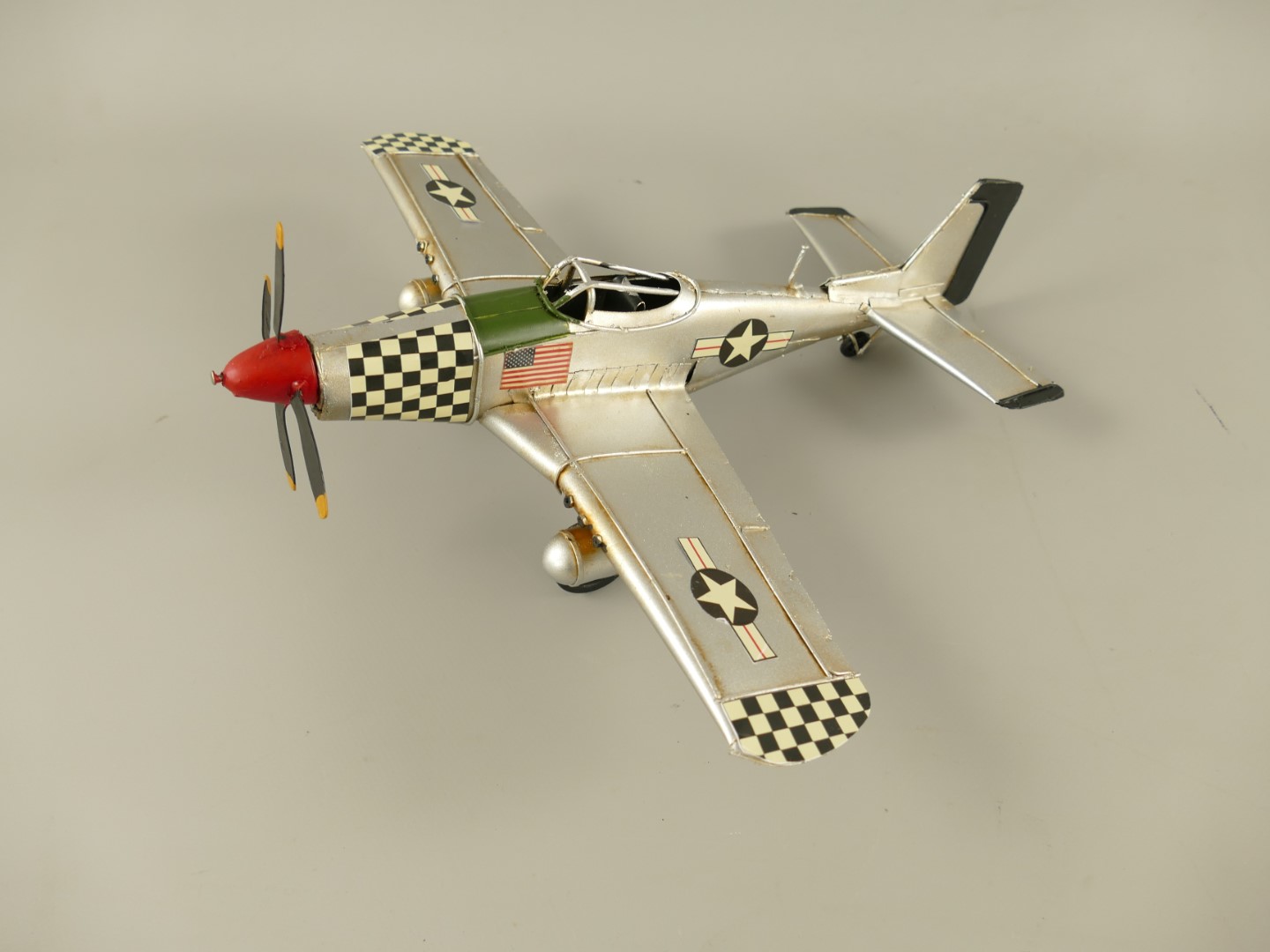 Flugzeug Antik Eisen L.34cm