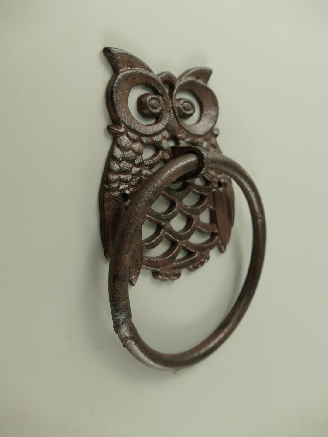Handtuchhalter UHU rustik. Eisen braun H.16cm