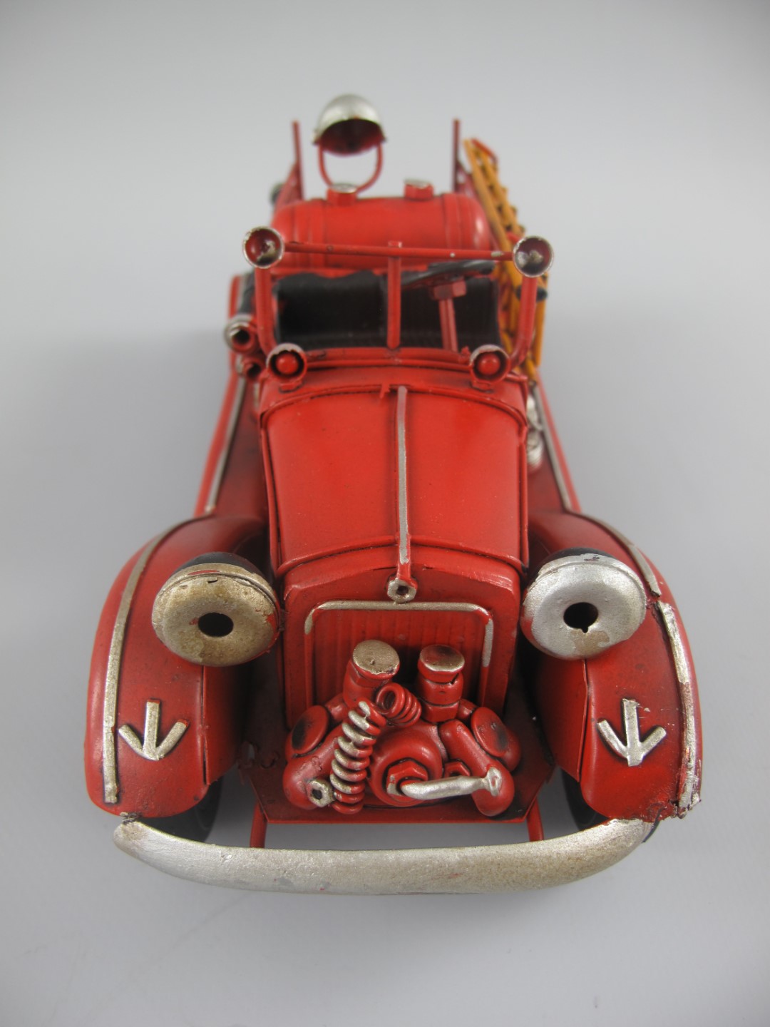 Feuerwehrwagen Antik Eisen L.25x10cm