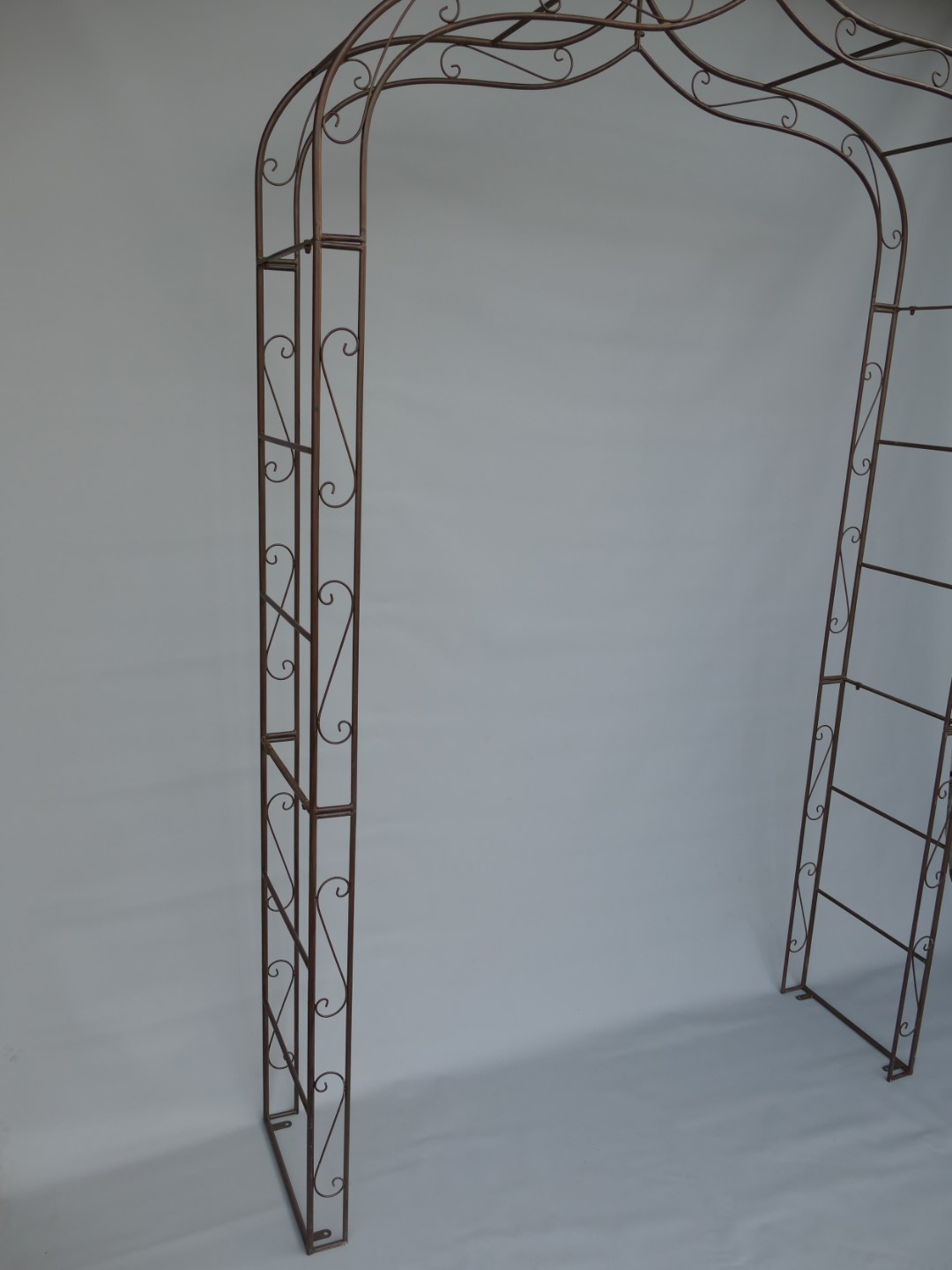 (*S) Rosenbogen rustikal braun H.260x150cm