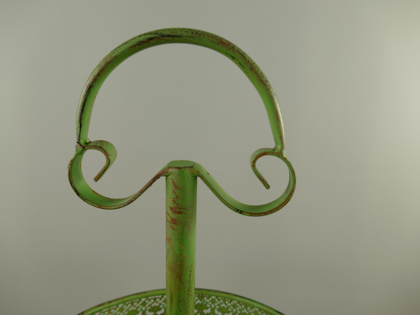 Etagere 2-tlg. Eisen rustikal grün H.140x60cm