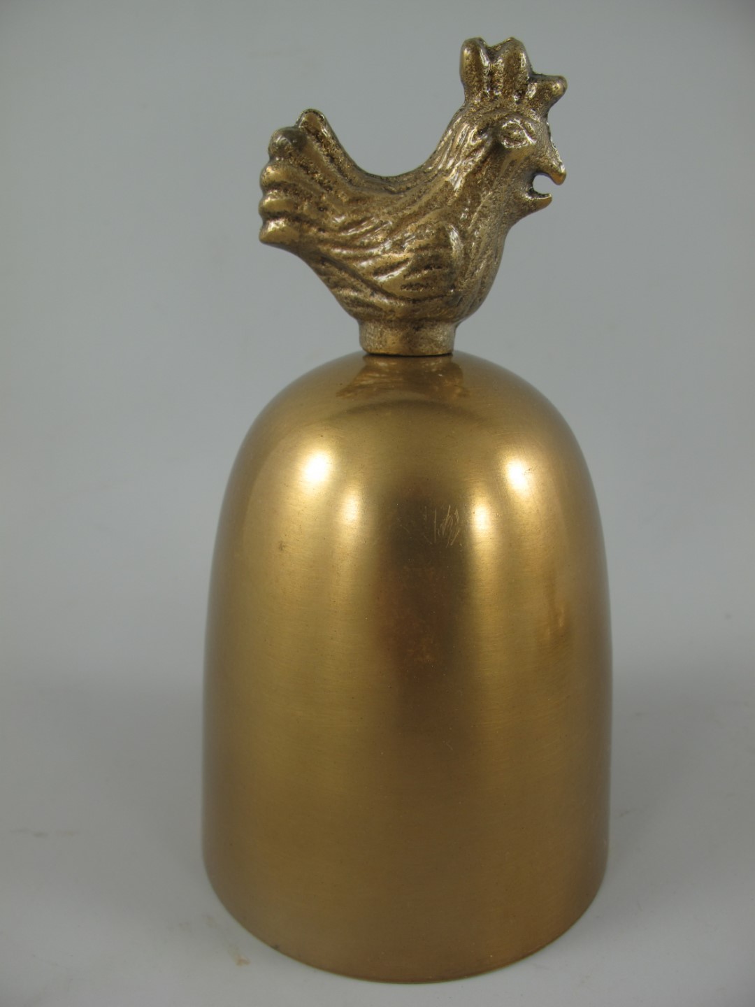 Eierhalter Hahn Alu BRONZE!! H.16x12cm