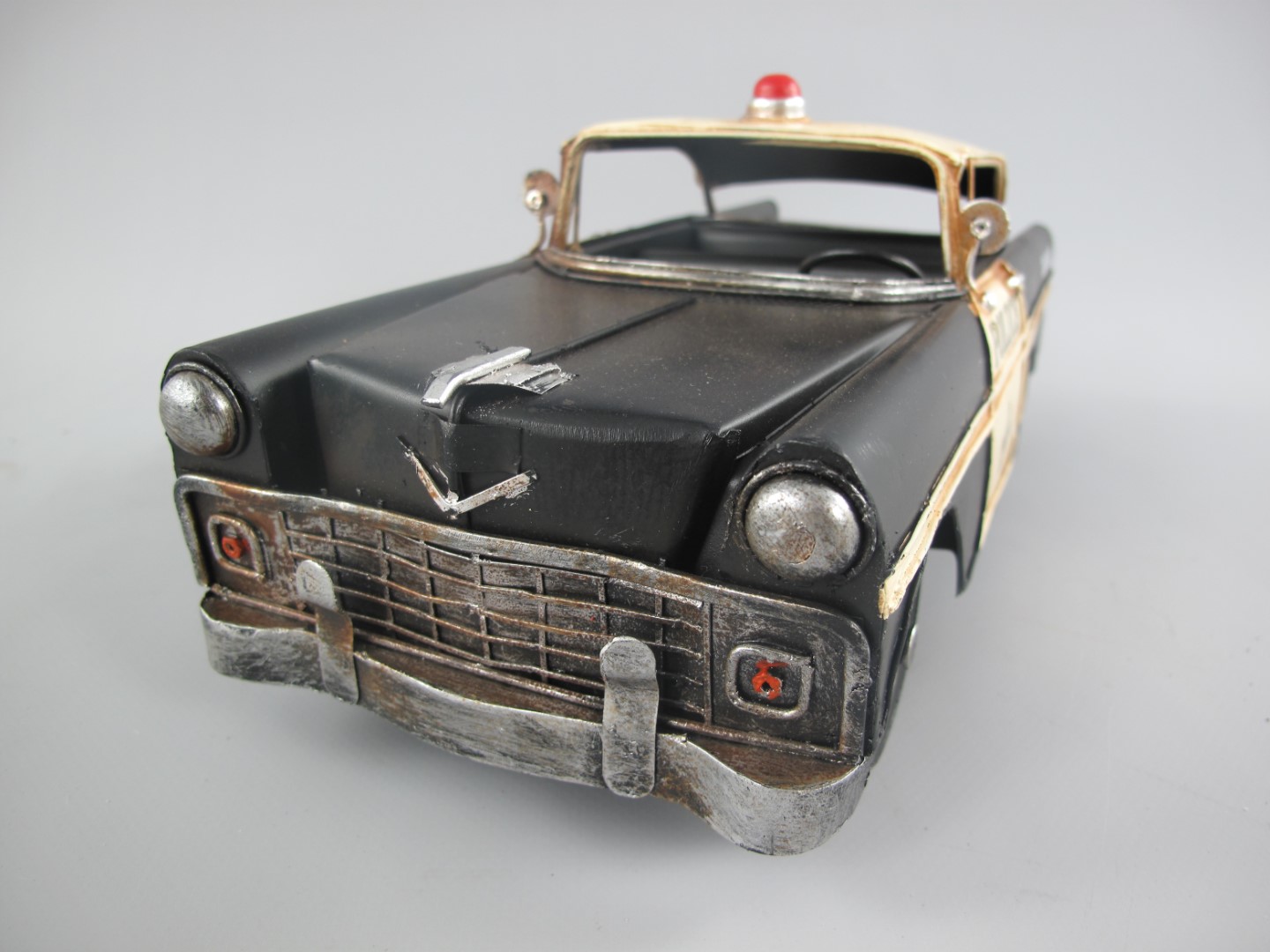 Auto POLICE Antik Eisen L.32x12x13cm