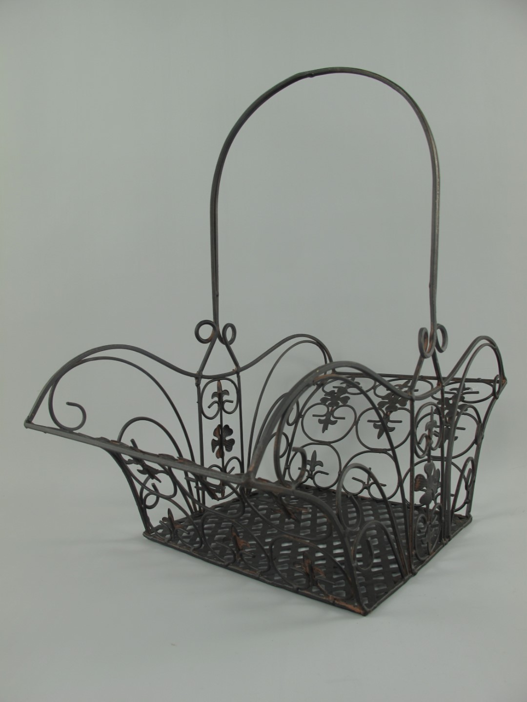 Korbset Röst-braun Eisen H.38/41/43-L.41/44/47cm