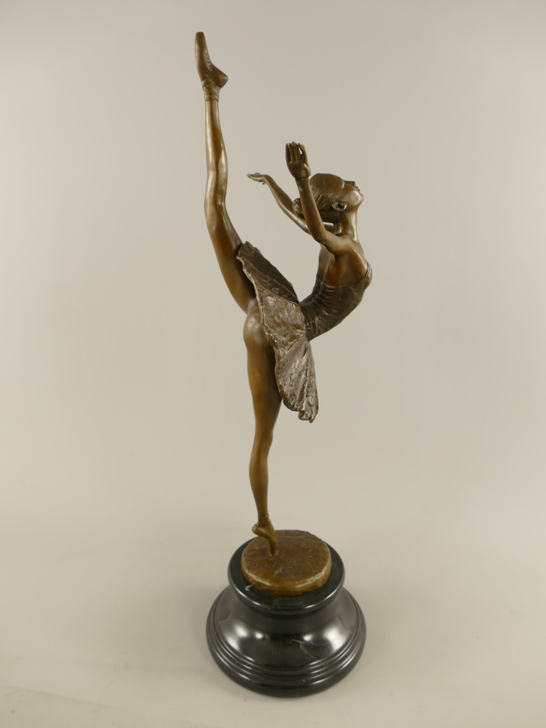 Figur Bronze Tänzerin H.67x34x20cm