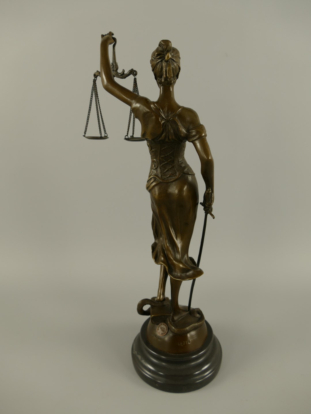 Justitia Bronze H.40x16cm