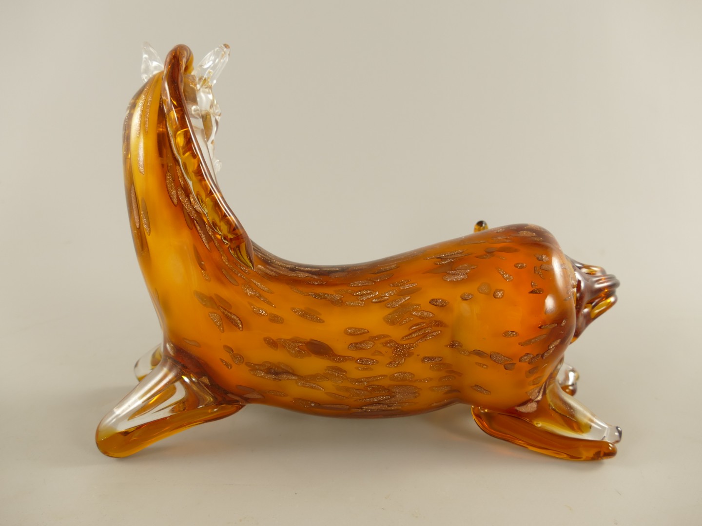 Glasfigur Pferd farbe L.24x18x10cm
