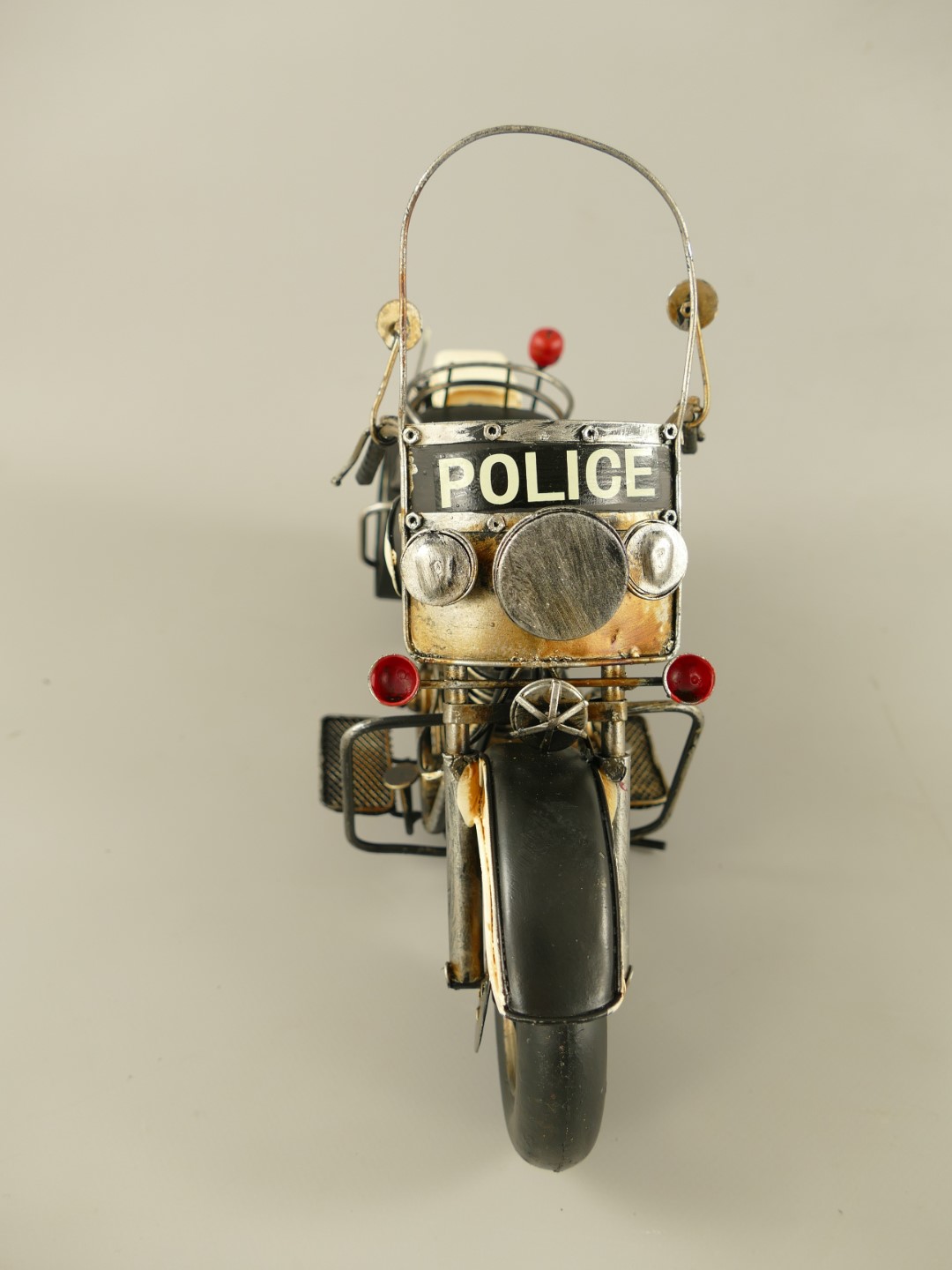 Motor Police Antik Eisen L.35cm