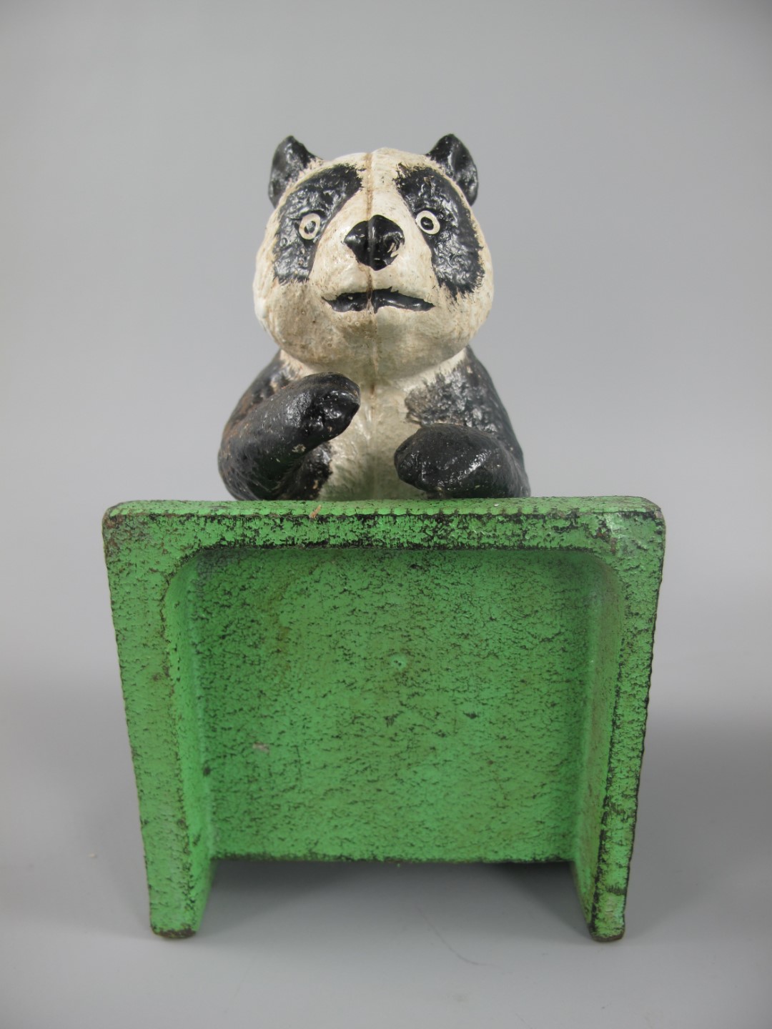 Buchstürzen Set/2 Eisen farbe PANDA H.15x18cm SET!