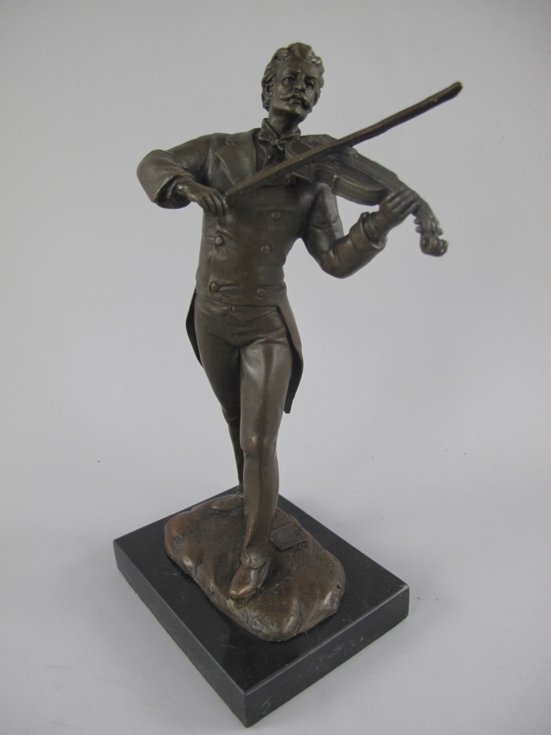 *RAUS*PREIS* Bronze Figur Musiker H.21x12x8cm