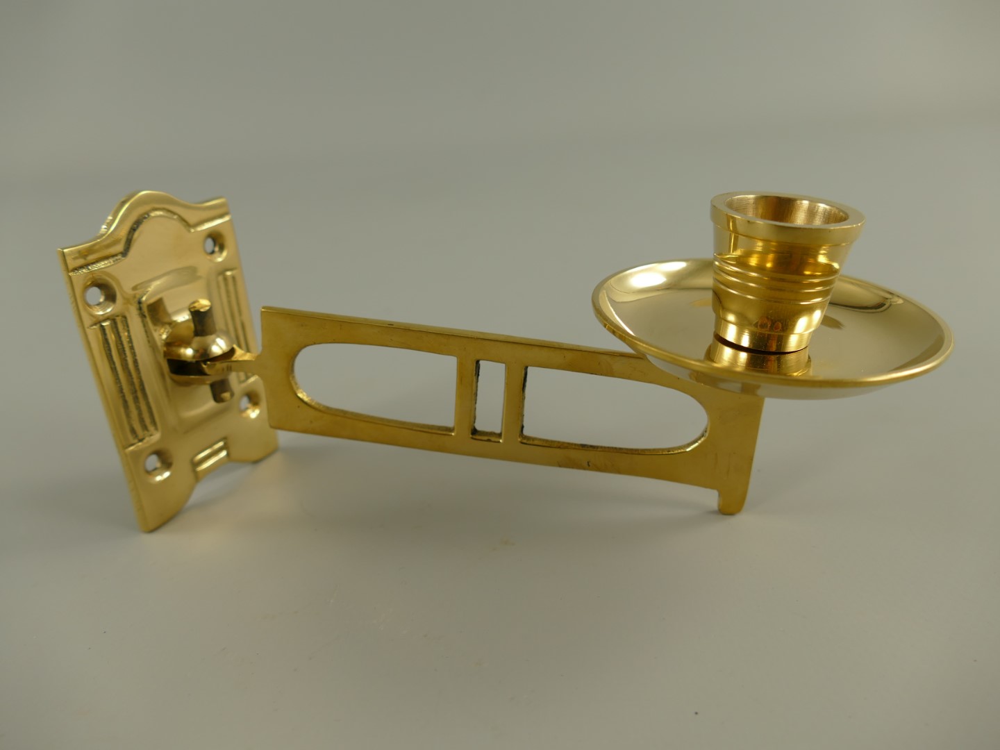 Klavierleuchter Messing L.18x9cm