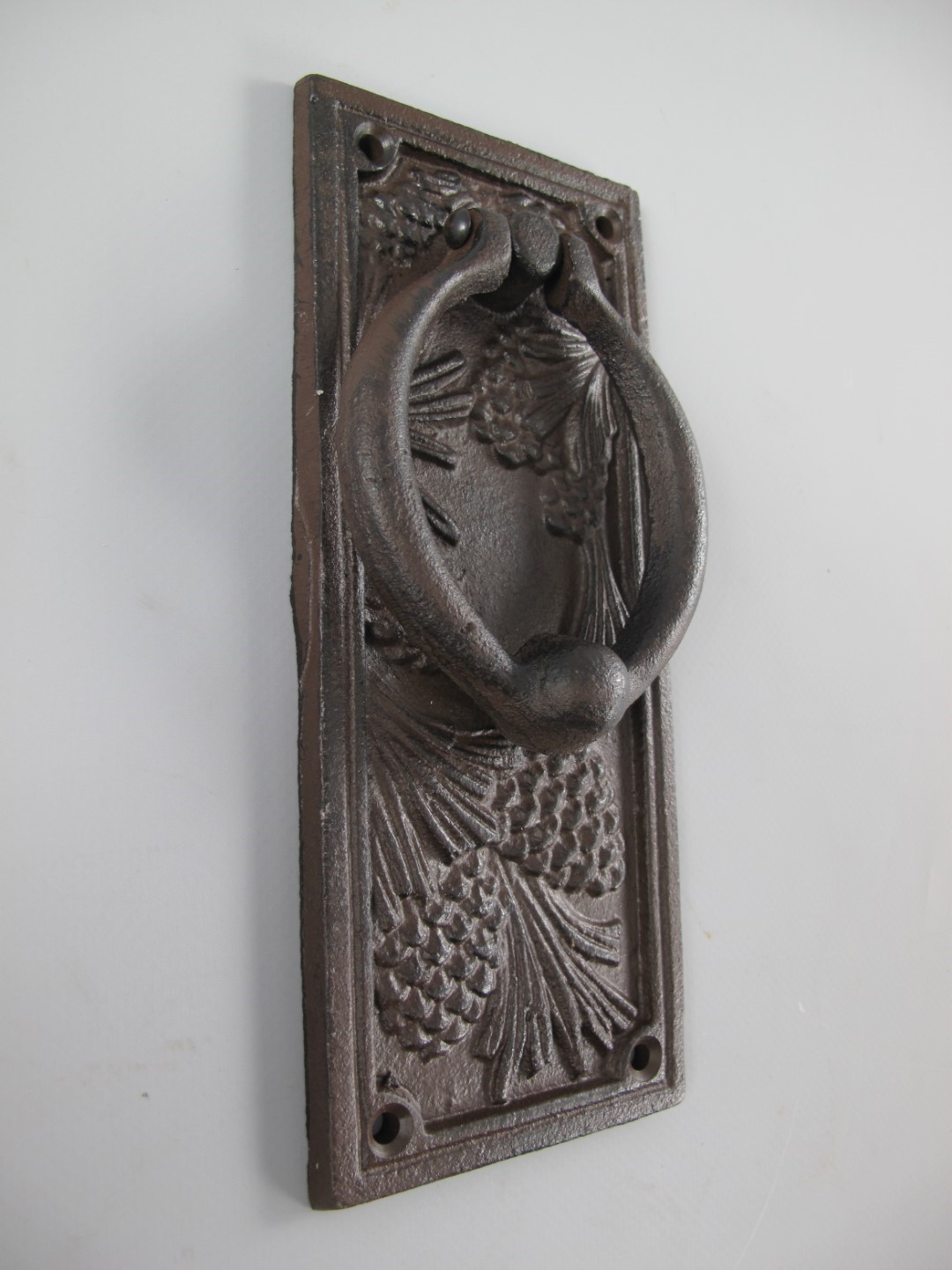 Türklopfer Gußeisen rustikal braun H.20x9cm
