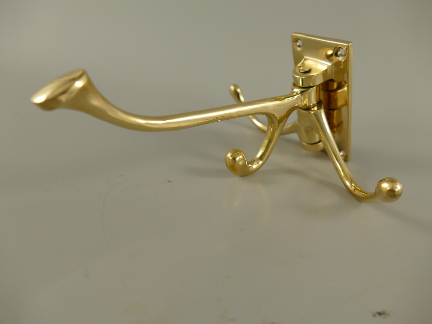 Garderobenhaken Messing H.12cm