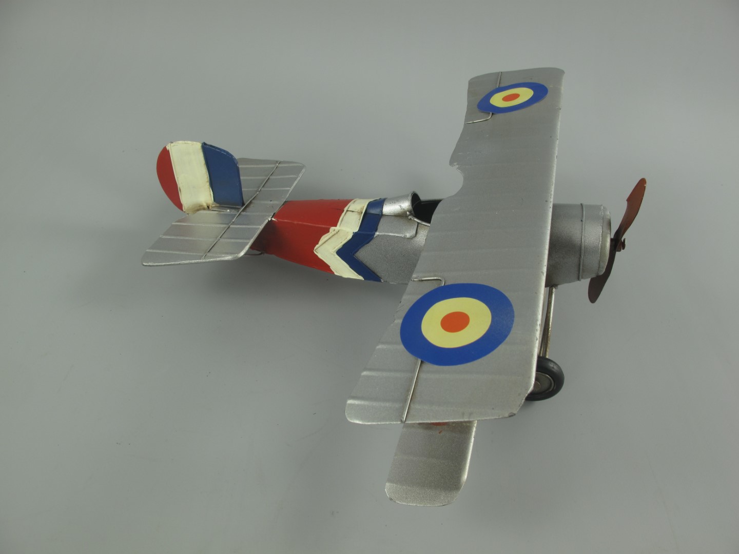 *ANG./SEPT. Flugzeug Antik Eisen L.30x32x11cm