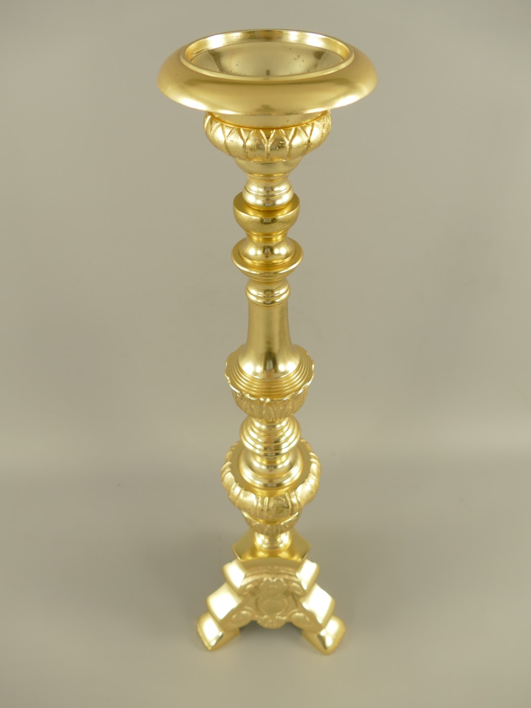 Barockleuchter ALU!! GOLD farbe H.66x19cm