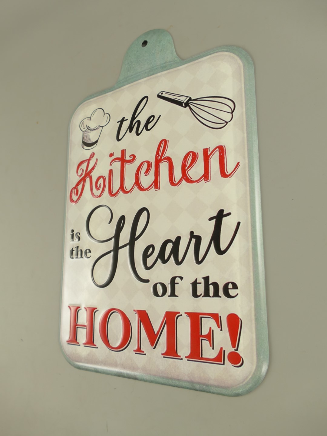 Wandschild(Gestanz) Eisen Kitchen Heart H.45cm