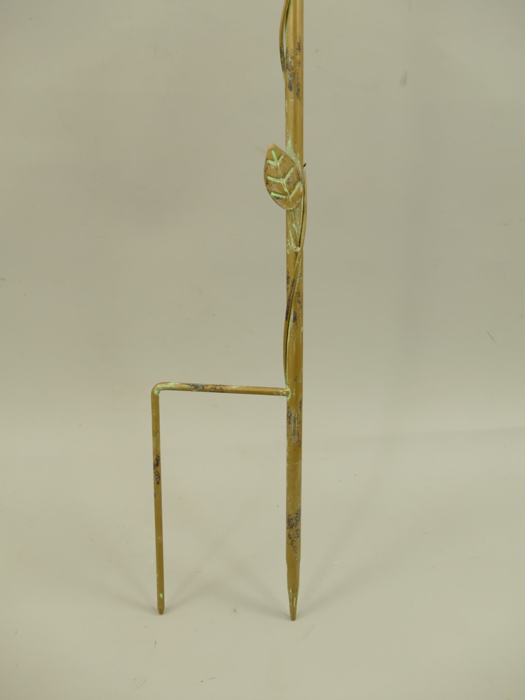 Wind Spinner Eisen Grün farbig H.150x28cm