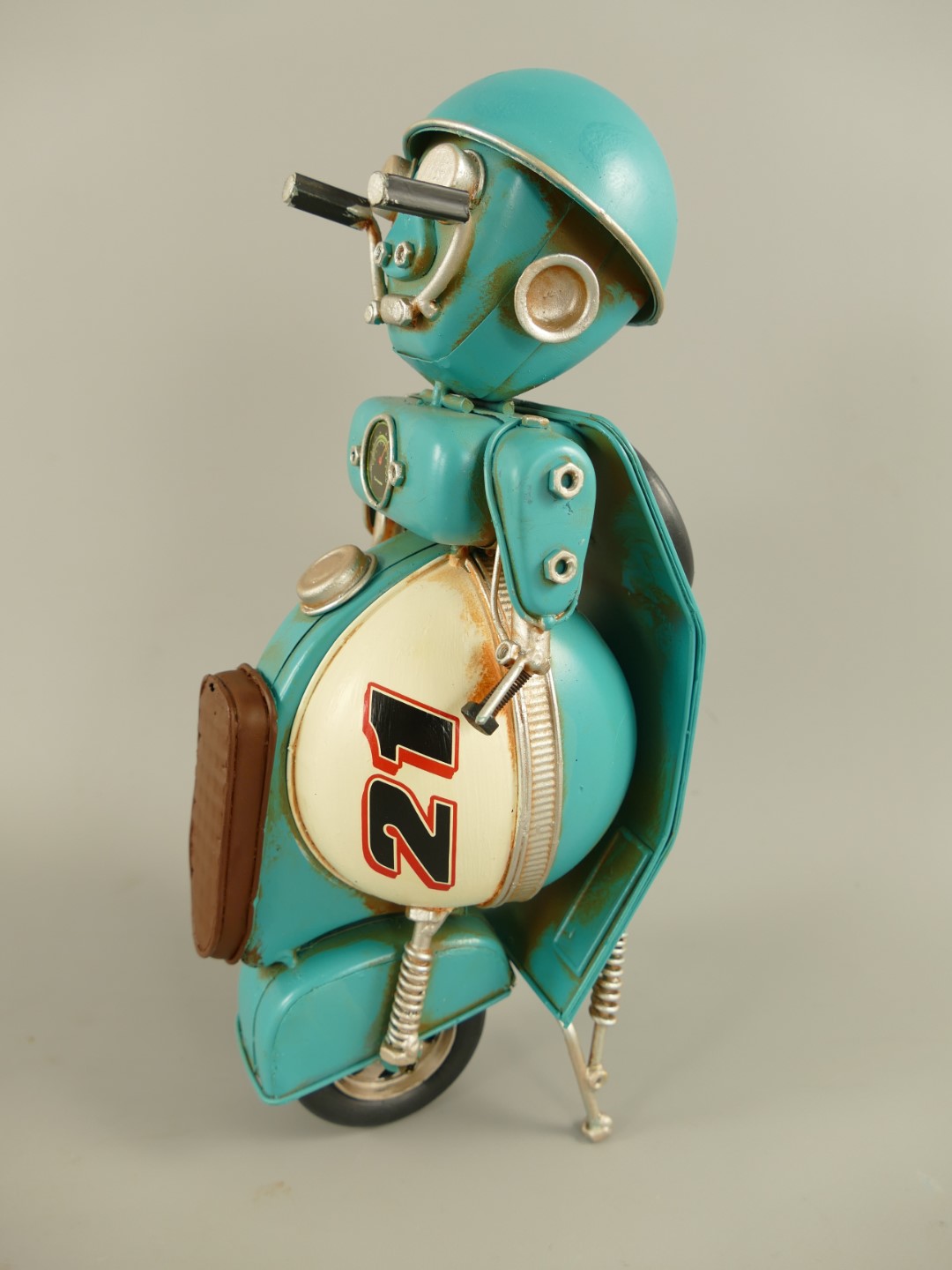 Roboter motor Antik Eisen L.29x12cm