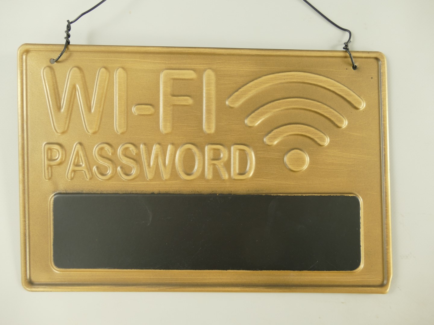 *ANG. Wandschild(Gestanzt) Wifi Password L.30x20cm