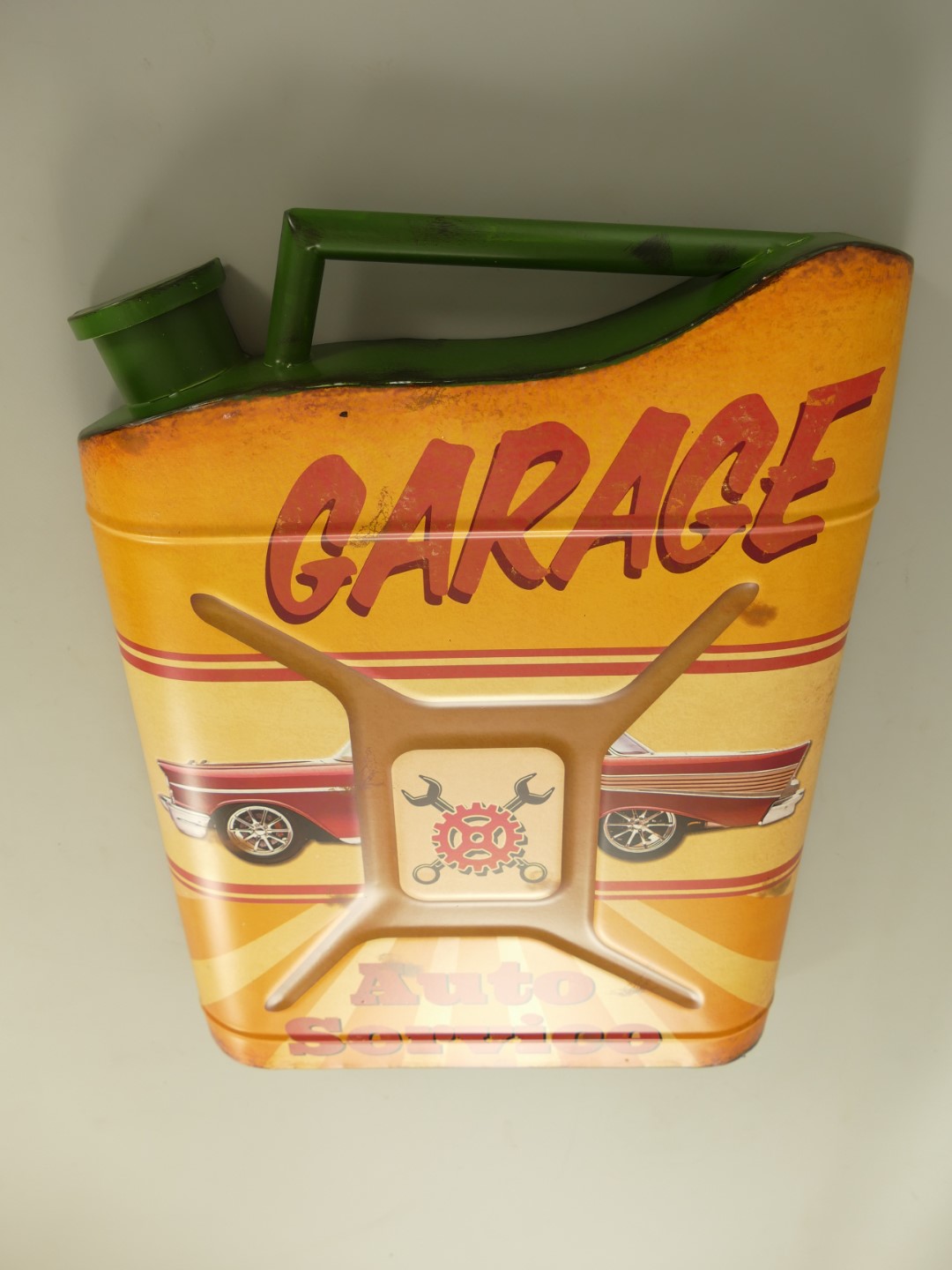 Wandschild(Gestanzt) Kanister Garage H.45cm