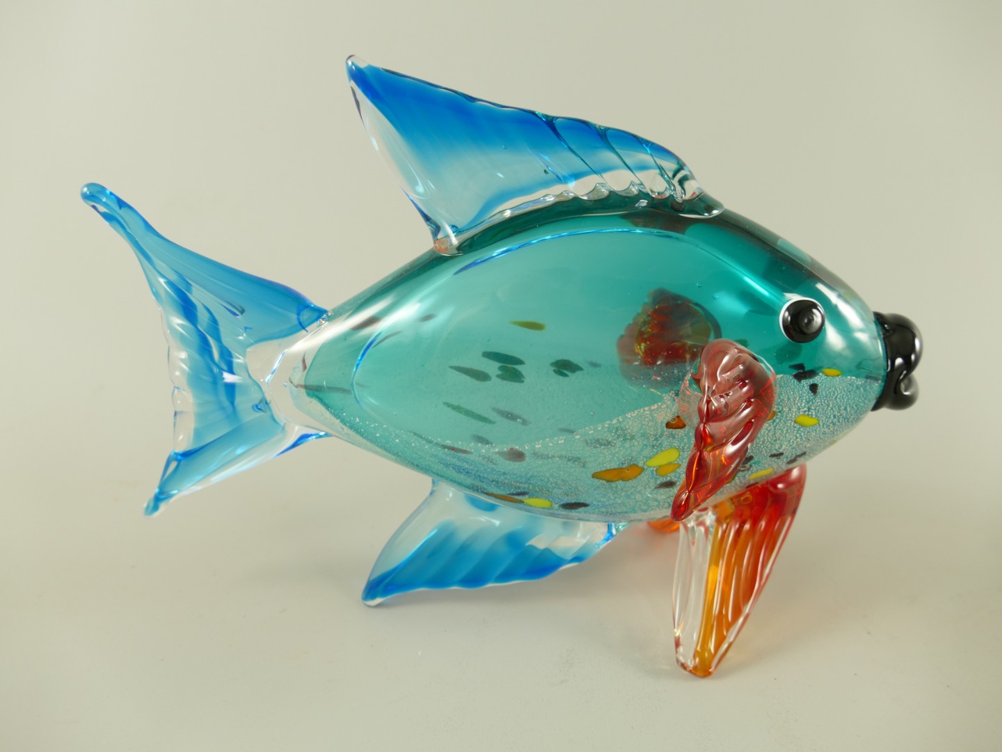 Glas figur Fisch L.30x20x12cm