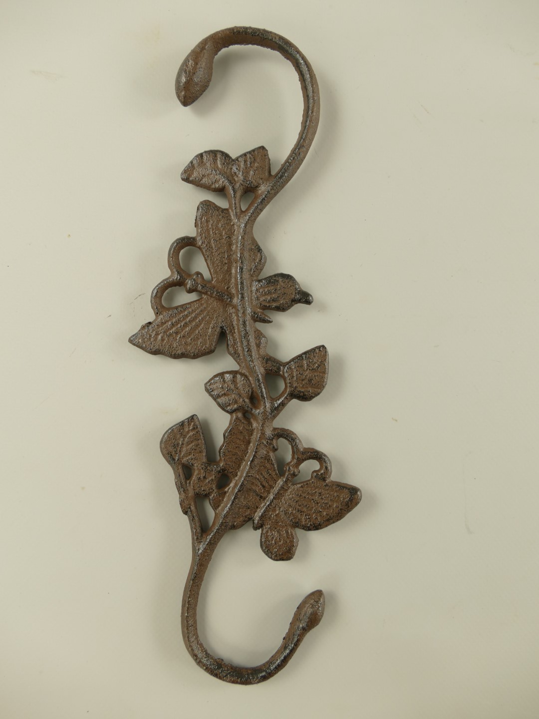 RAUS*PREIS Blumenhaken rustikal braun H.30cm