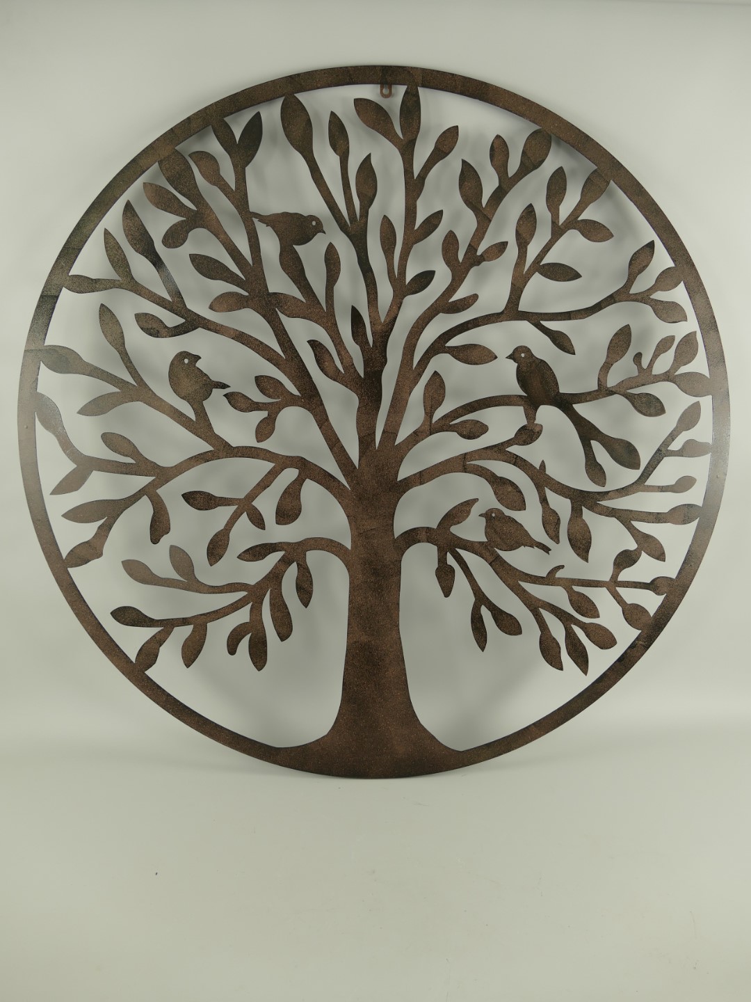 (*)Wand Ornament rustikal Eisen BAUM D.100cm
