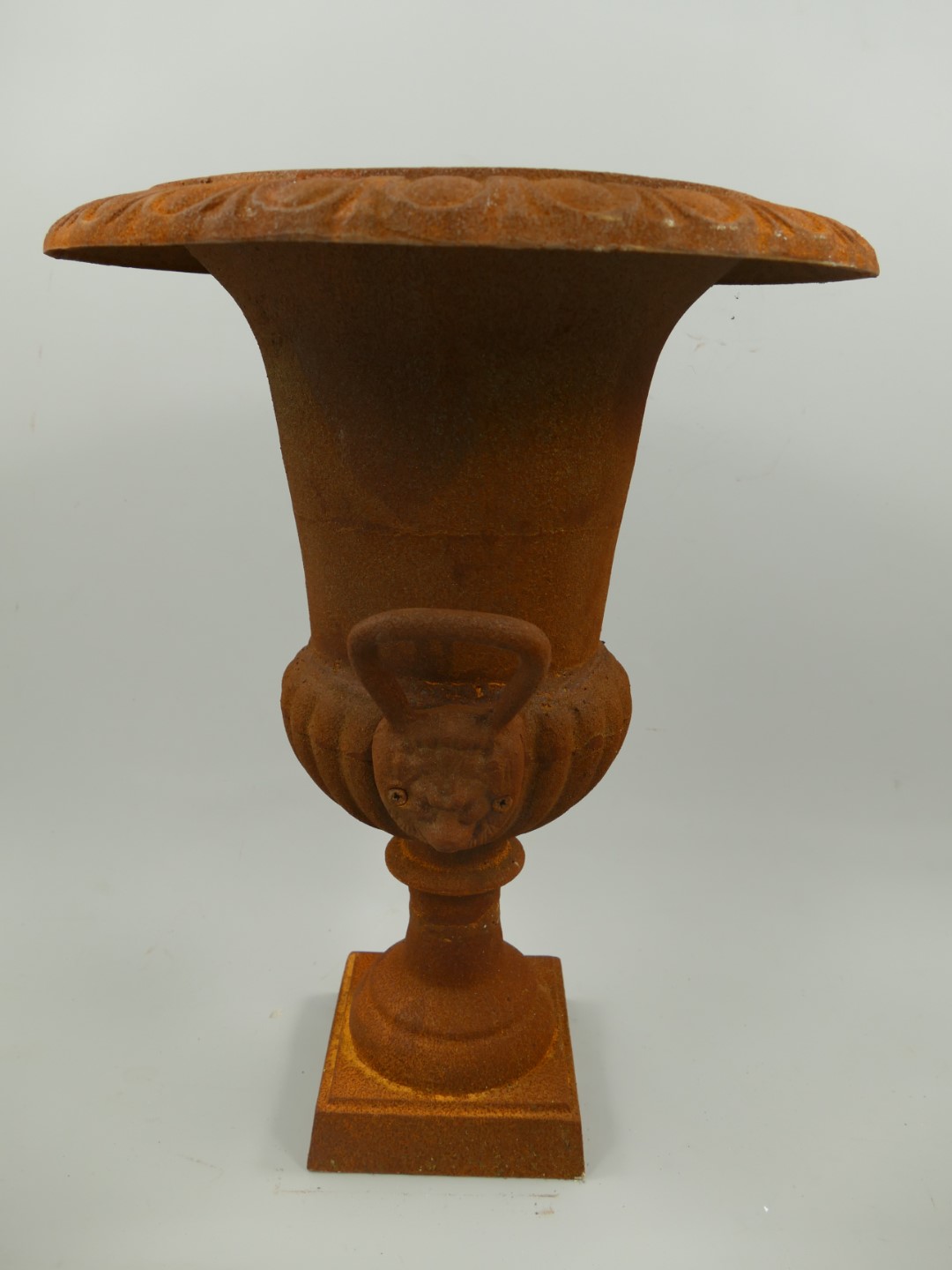*ANG. Urn GRIFF! Eisen rustikal ROSTIG H.63-D.48cm