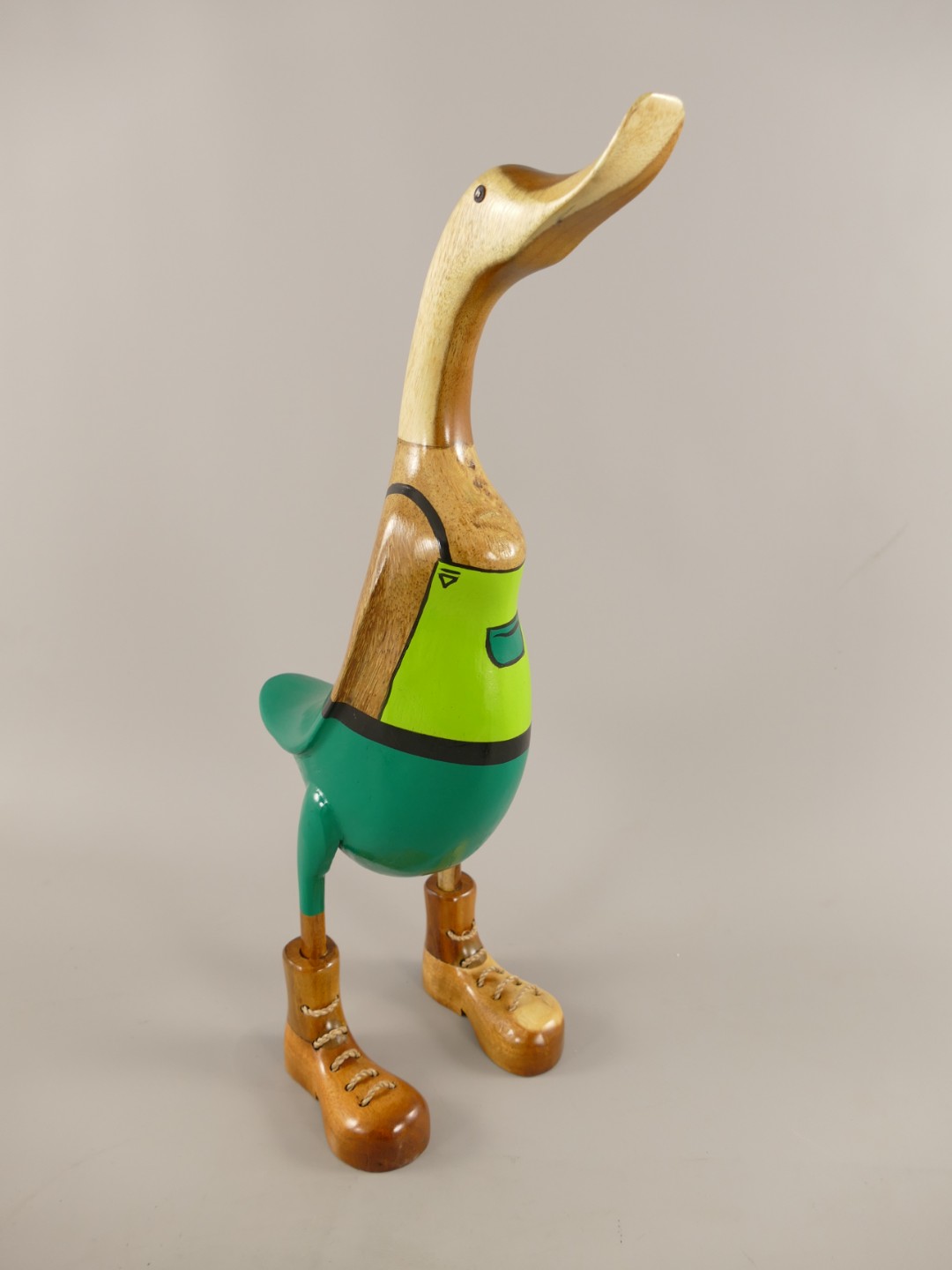 *NT TEAK Ente Gärtner H.49cm