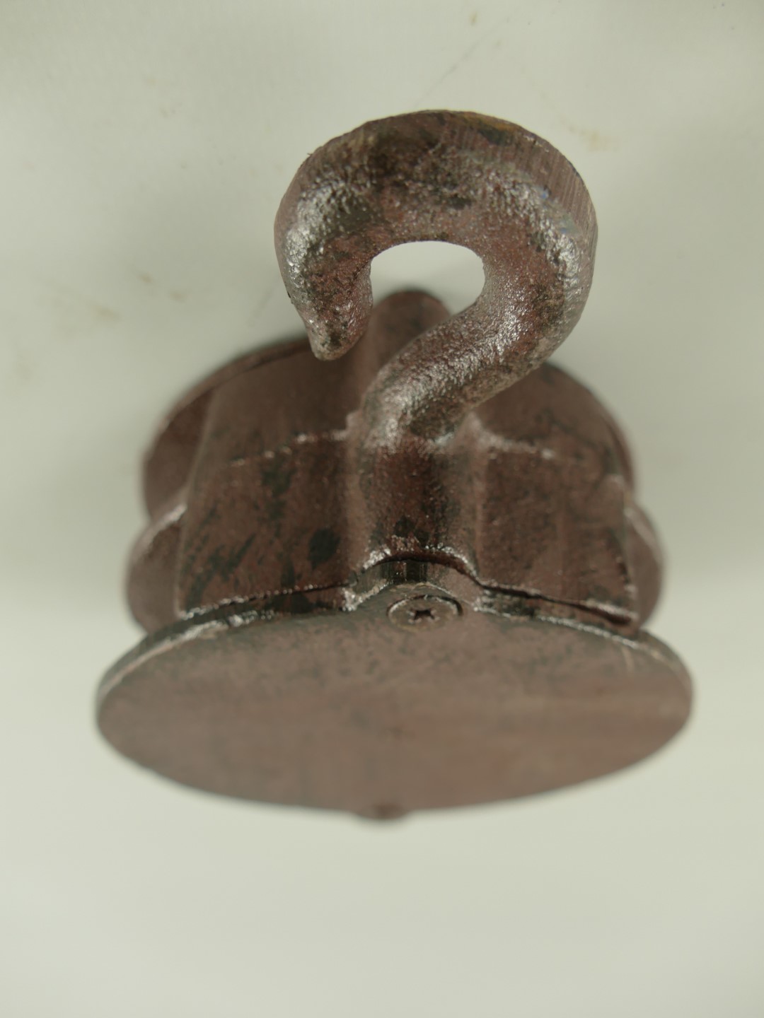 RAUS*PREIS Riemenscheibe Eisen braun Farb. H.15cm