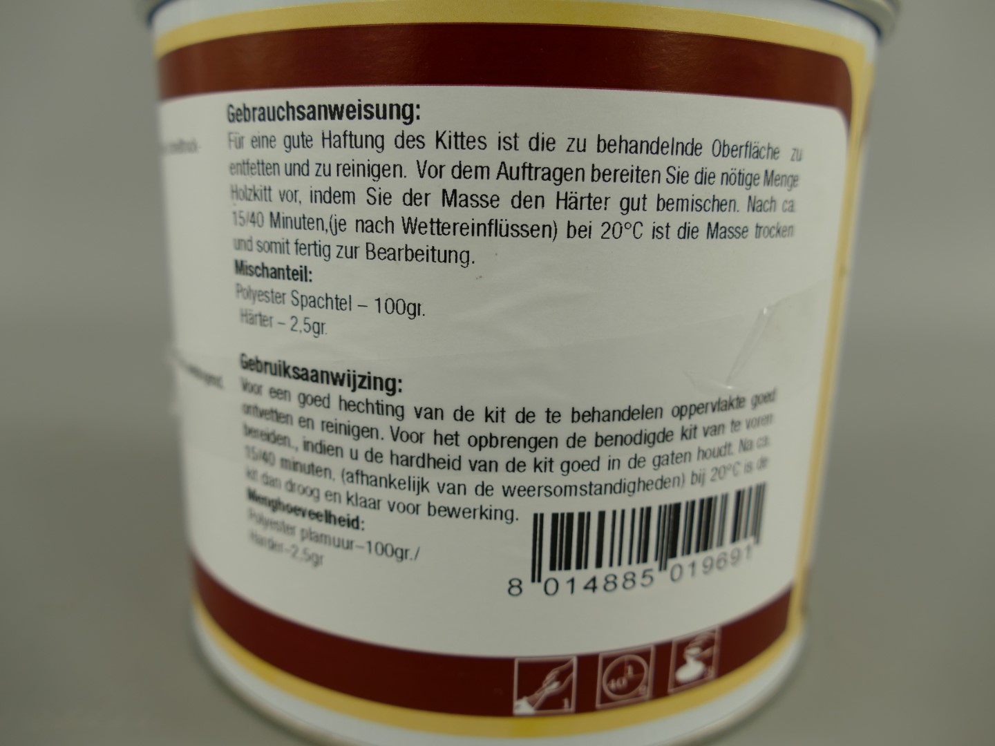*NT Borma Holzmasse K2-750ml. TEAK!! Holz