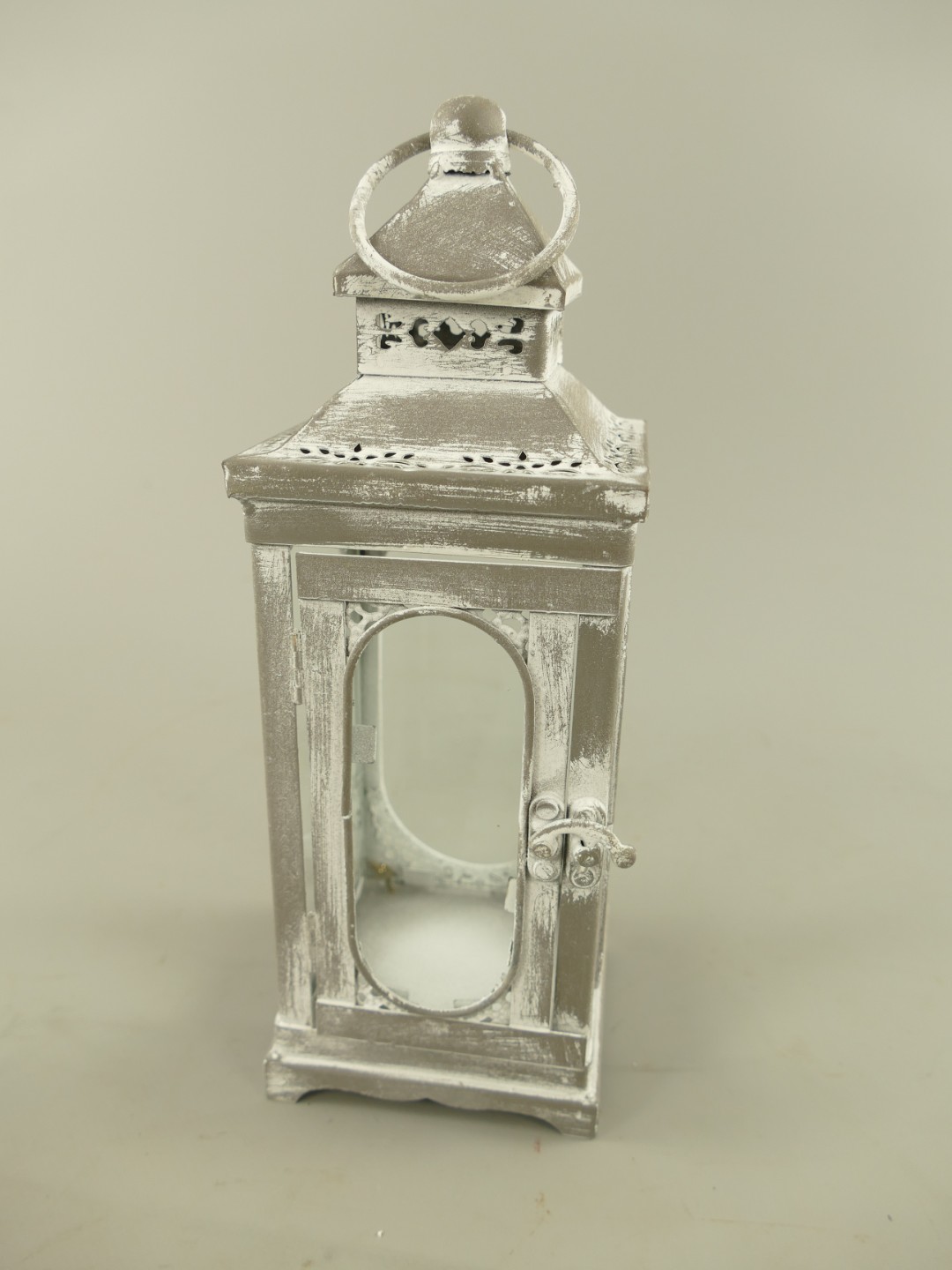Laterne rustikal grau Eisen  H.25/34/50cm