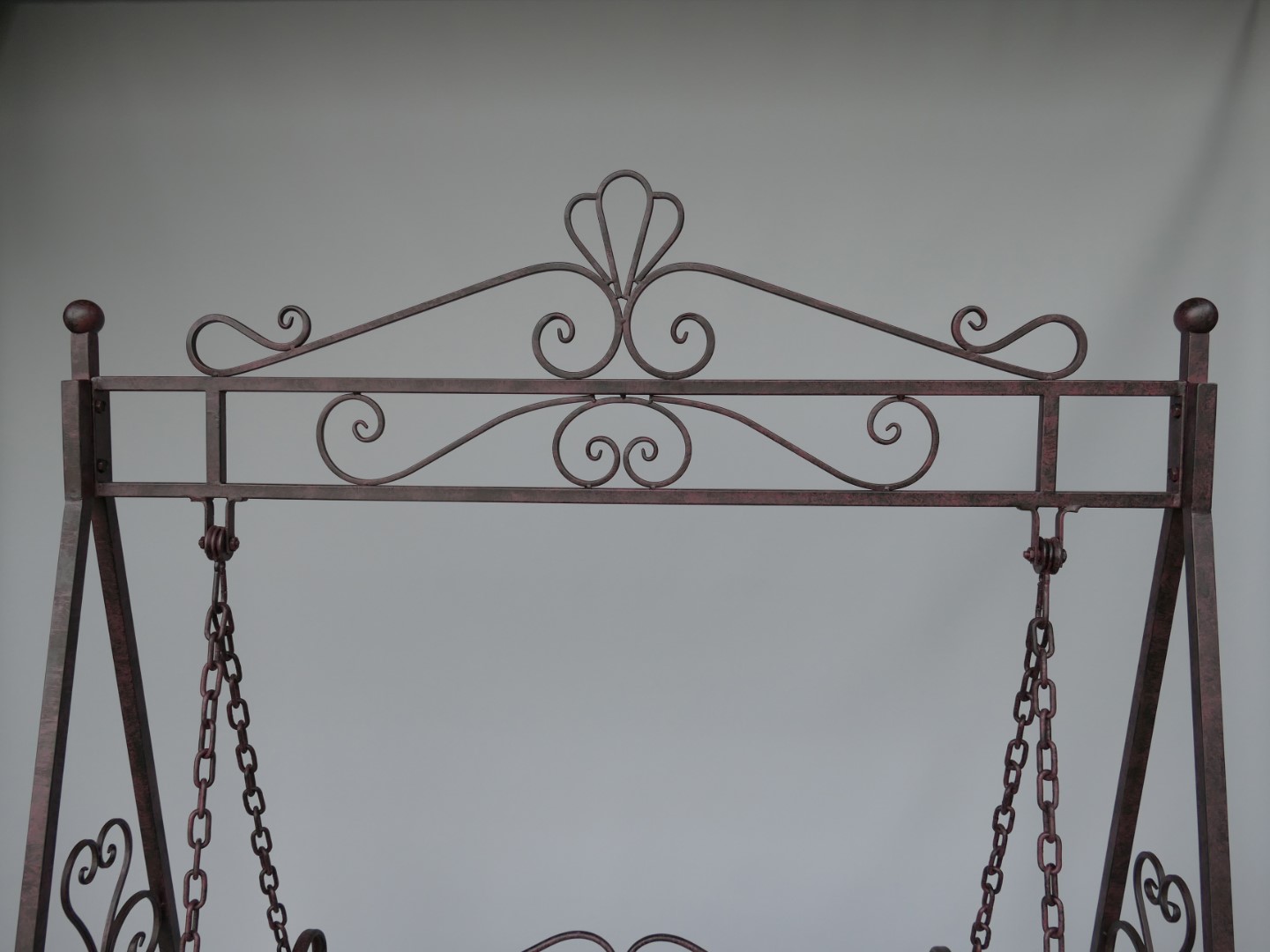 (*)*NT Schaukelbank Eisen antikbraun H.223x150cm