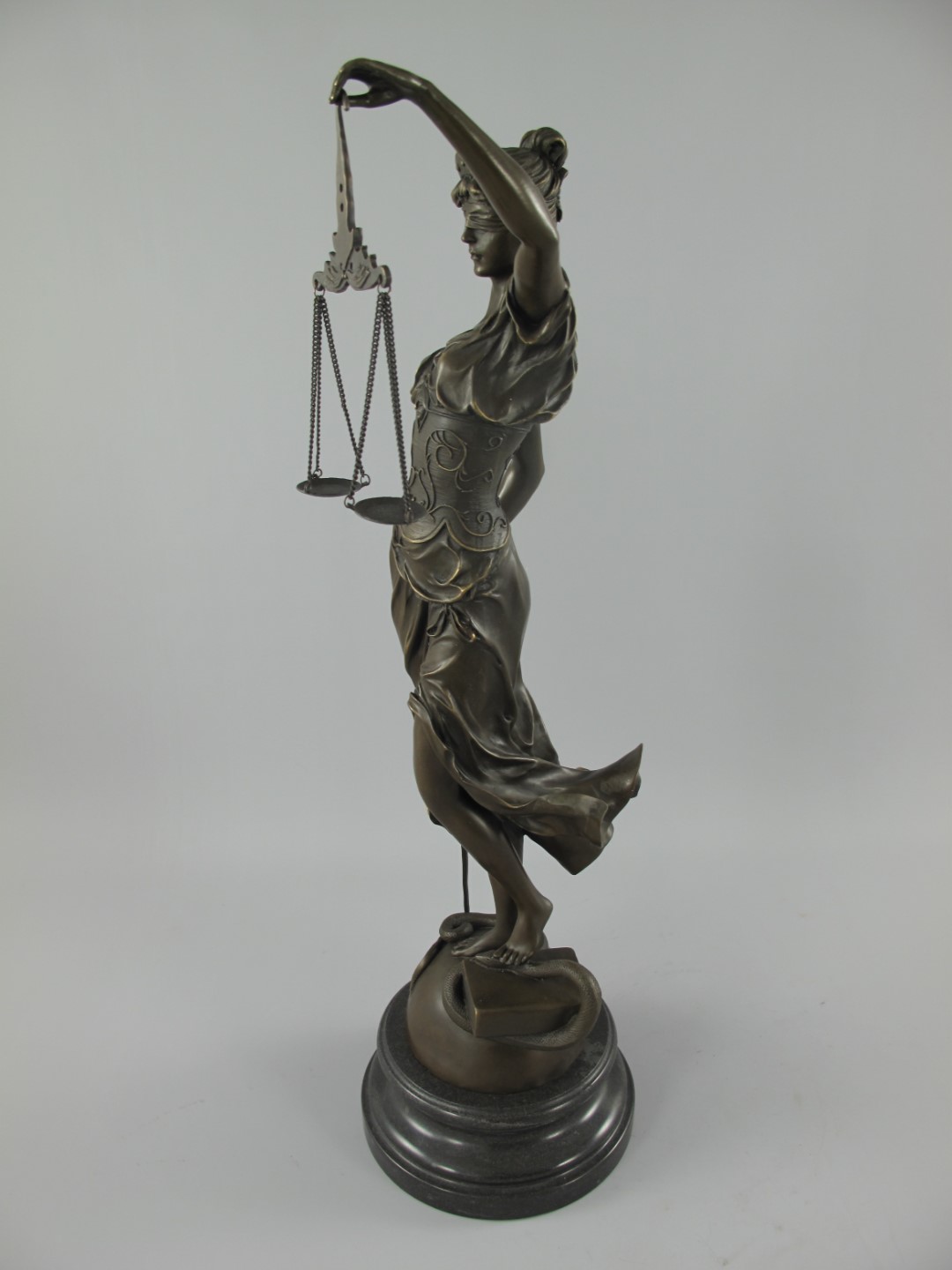 Justitia Bronze H.65x27cm