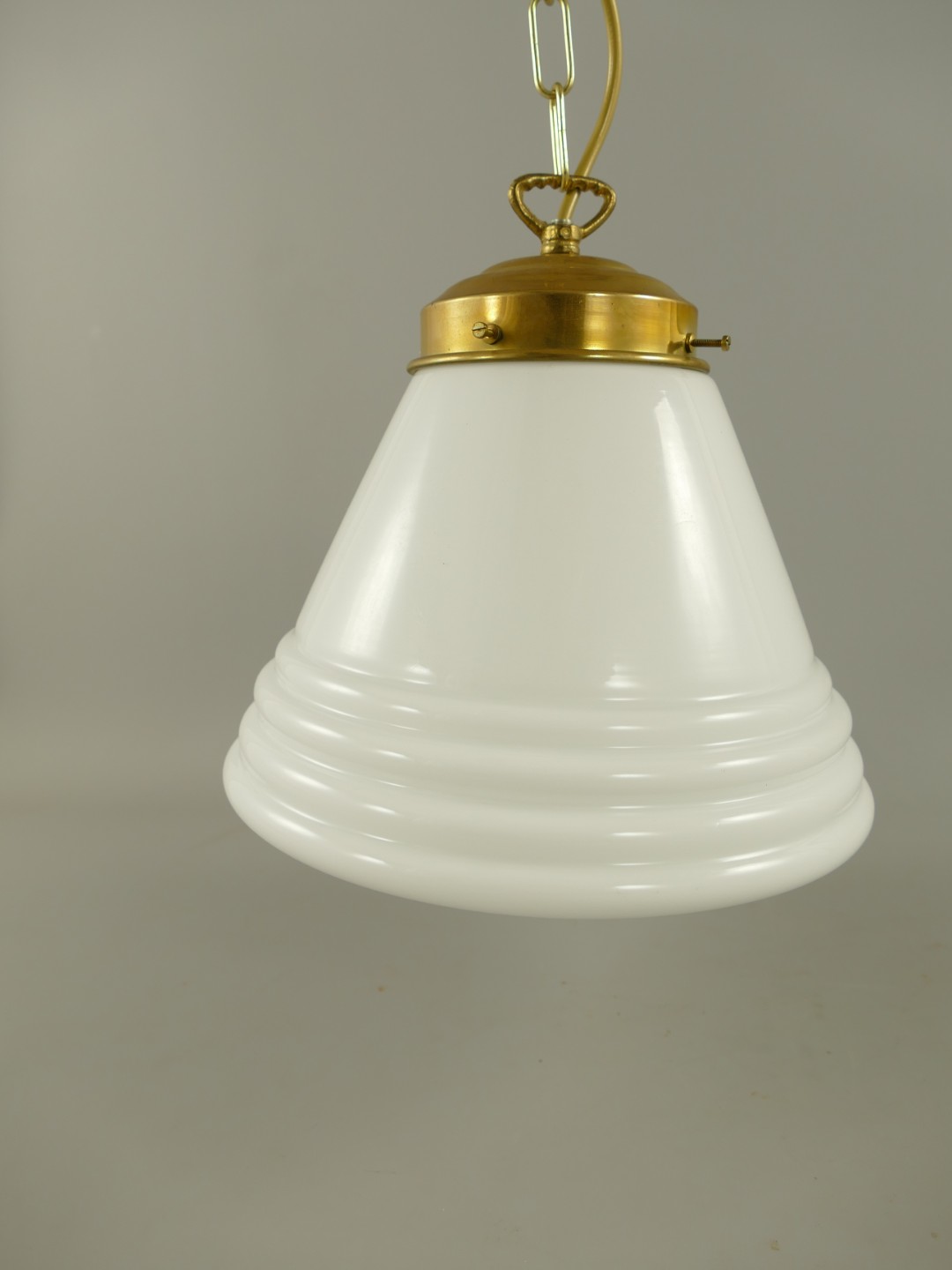 Lampe Messing Schirm(111.151-3M) H.90cm