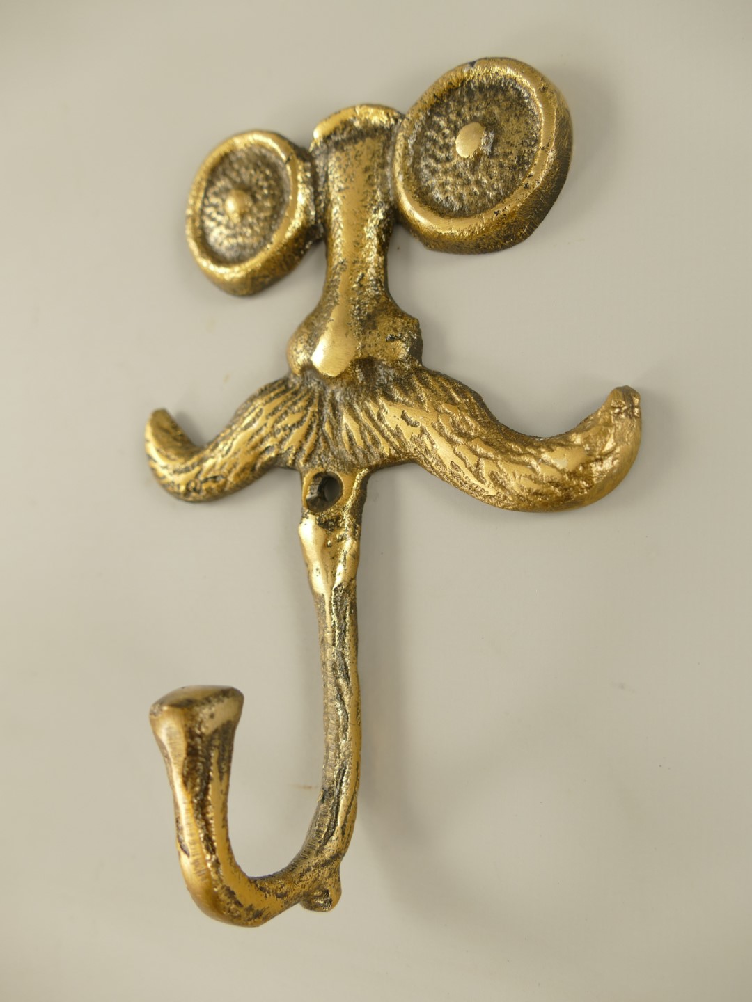 Haken Snor Alu BRONZE farbig  H.16cm