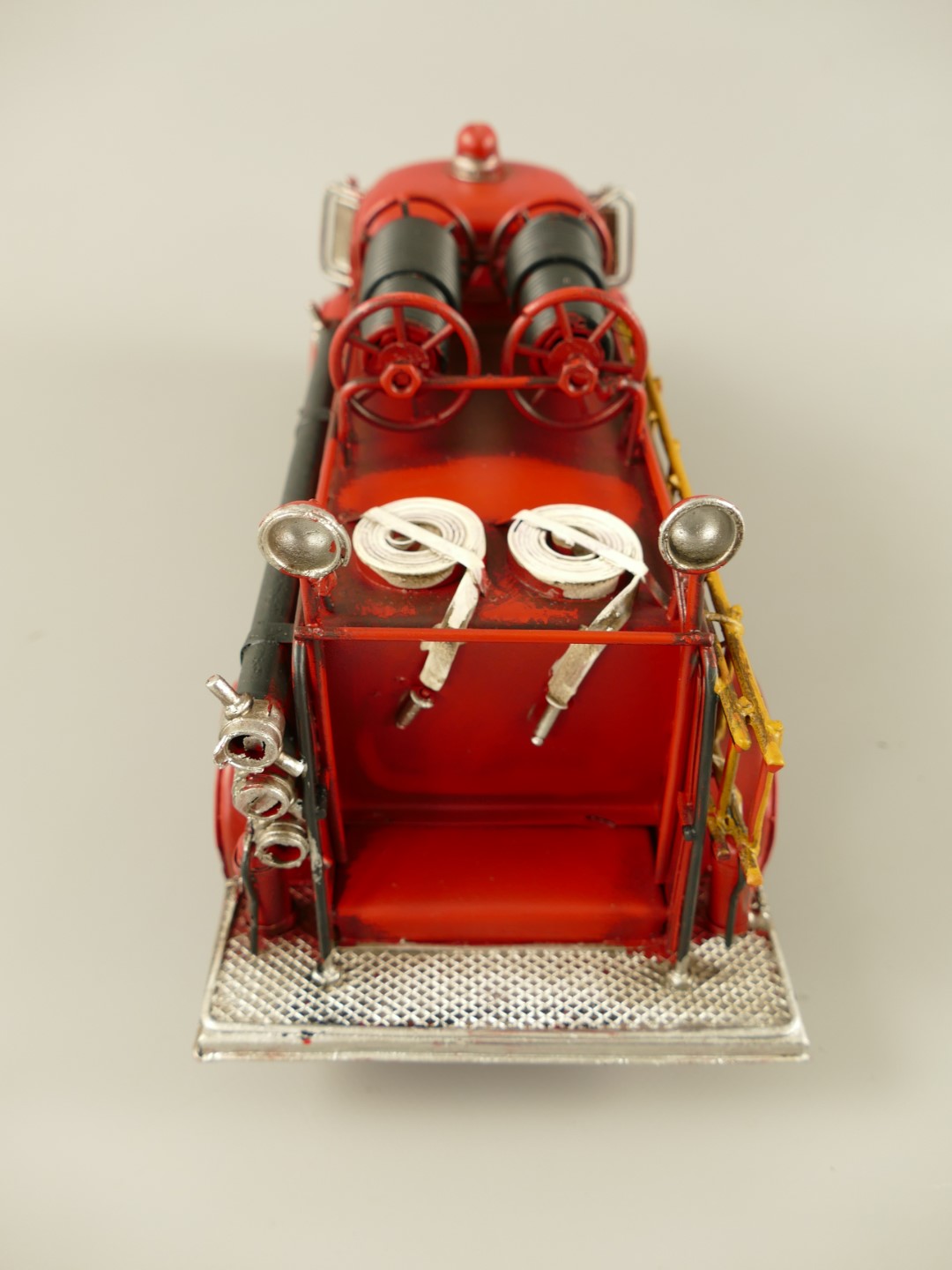 Feuerwehrwagen Antik Eisen L.35cm
