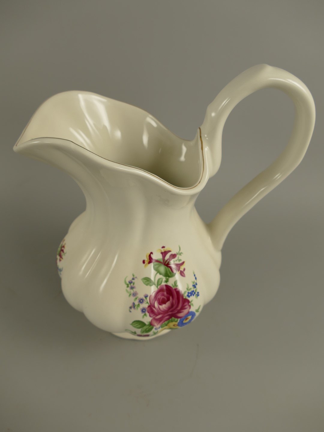 *NT Waschset 5tlg. Porzell. Blume/farb. H.35cm SET